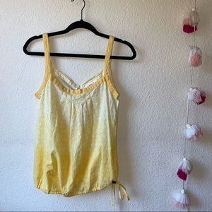 Roxy - Yellow Ombre Spaghetti Strap Blouse